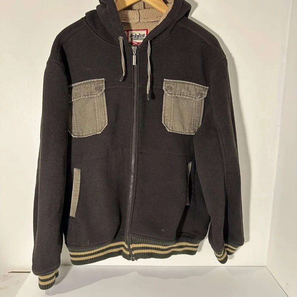 Levi's Sherpa jacket men’s size L - Picture 3 of 11